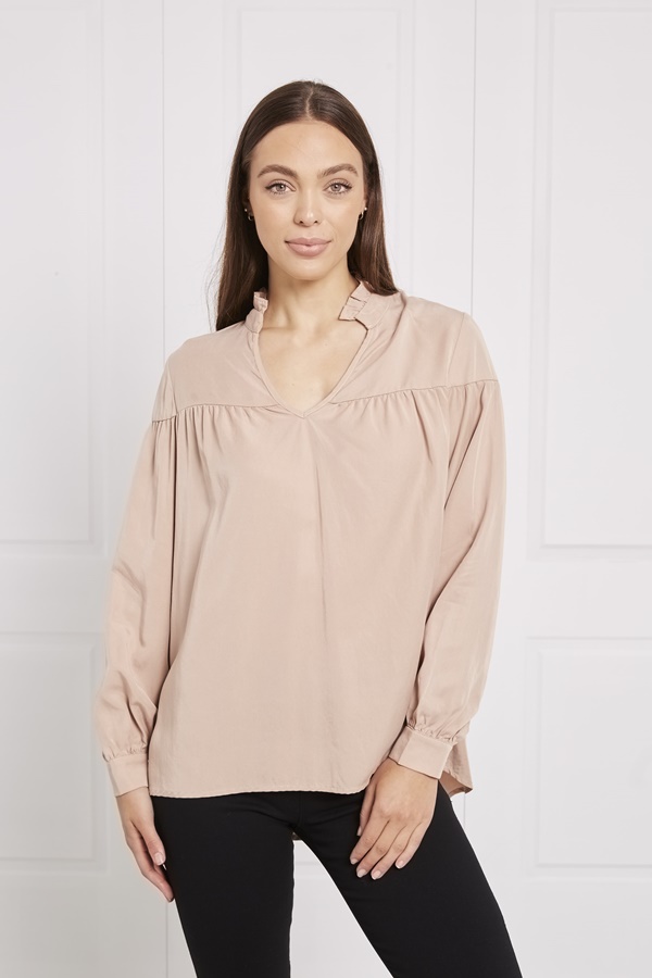 FRILL NECK TOP