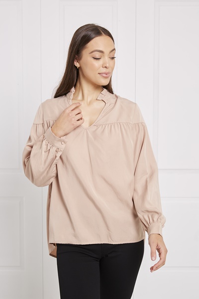 FRILL NECK TOP