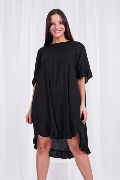 FRILL SLEEVE DRESS