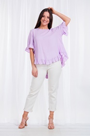 Frill sleeve top