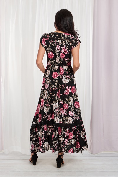 Front slit Maxi Dress