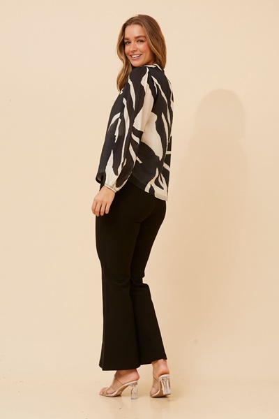 GALINKA ABSTRACT PRINT BLOUSE