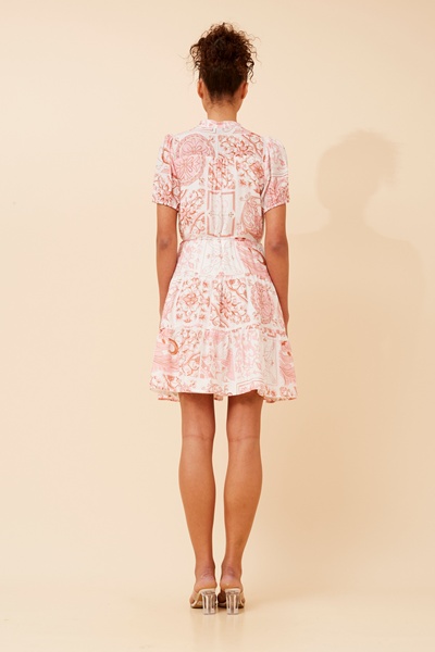 GEMICA TILE PRINT DRESS