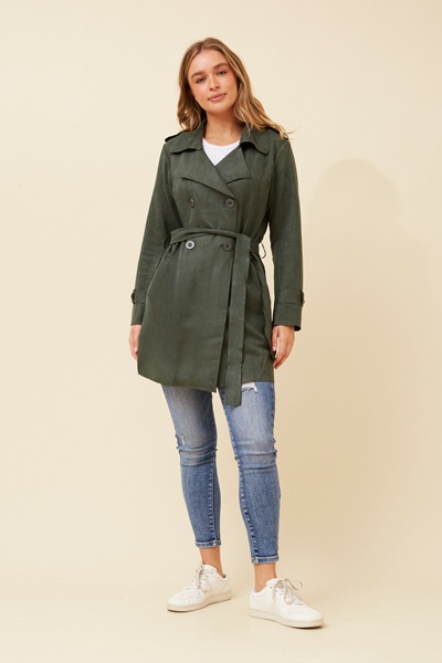 GENESIS FAUX SUEDE COAT
