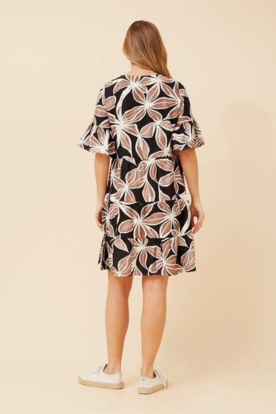 GENETTE FLORAL PRINT DRESS
