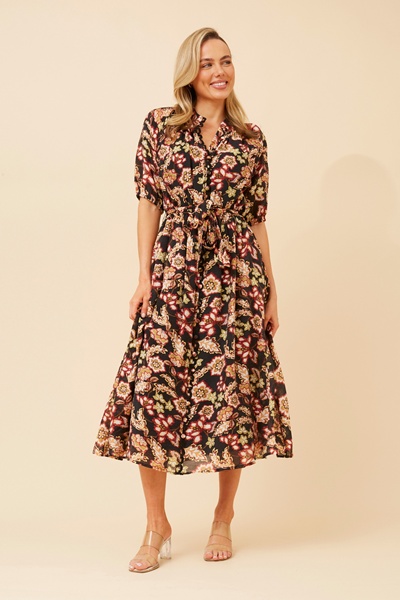 GENEVA FLORAL MIDI DRESS