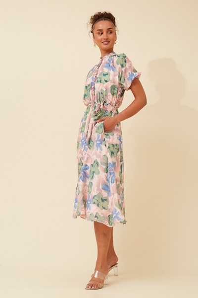 GENEVA FLORAL SHIRT DRESS