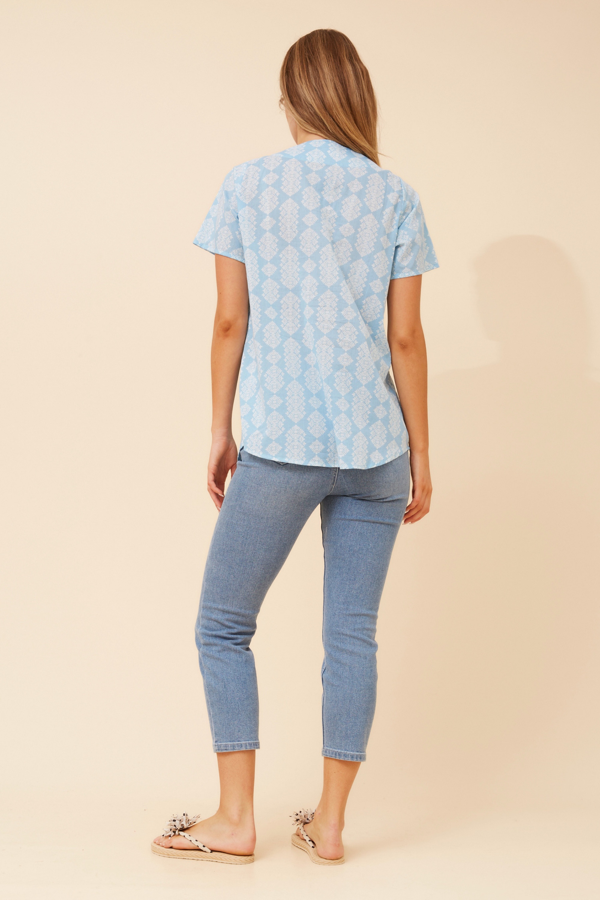 GEORGIANA PLEATED TOP