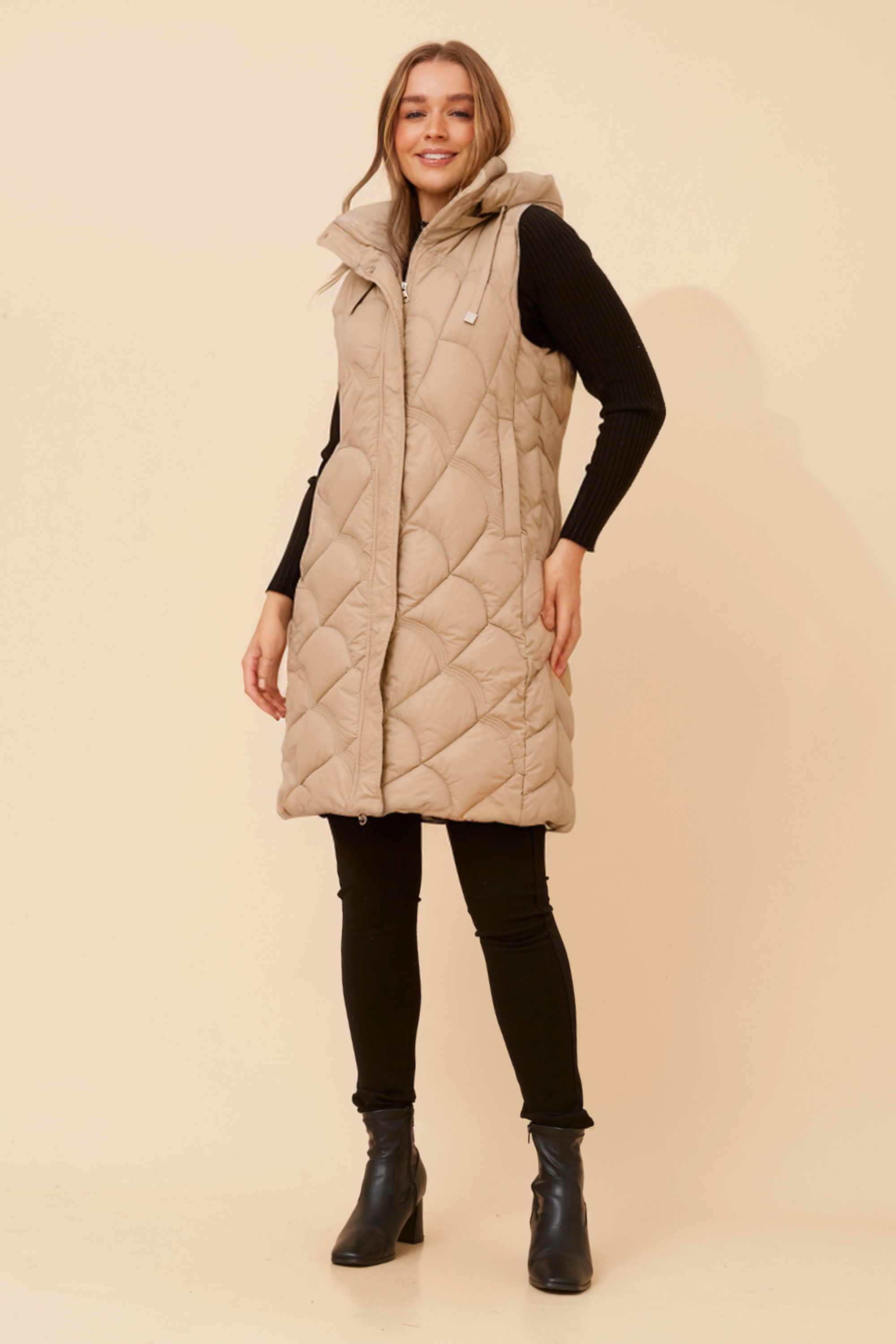 GEVAH SOLID PUFFER VEST