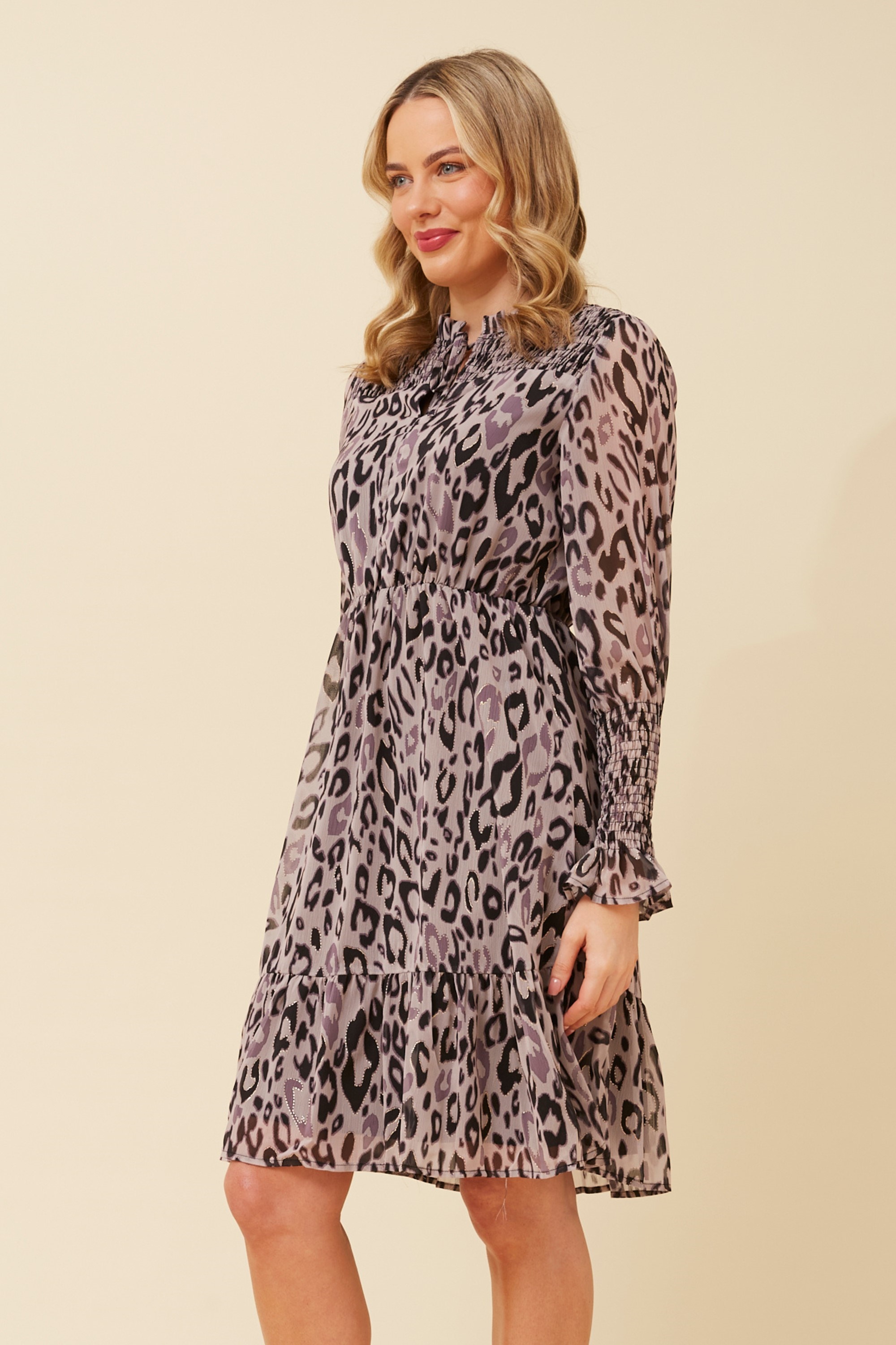 GIANNA ANIMAL PRINT DRESS