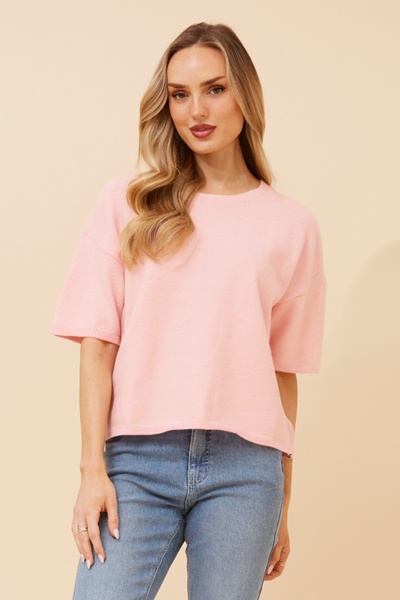 GILBERT SOLID KNIT PULLOVER