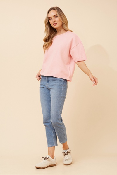 GILBERT SOLID KNIT PULLOVER