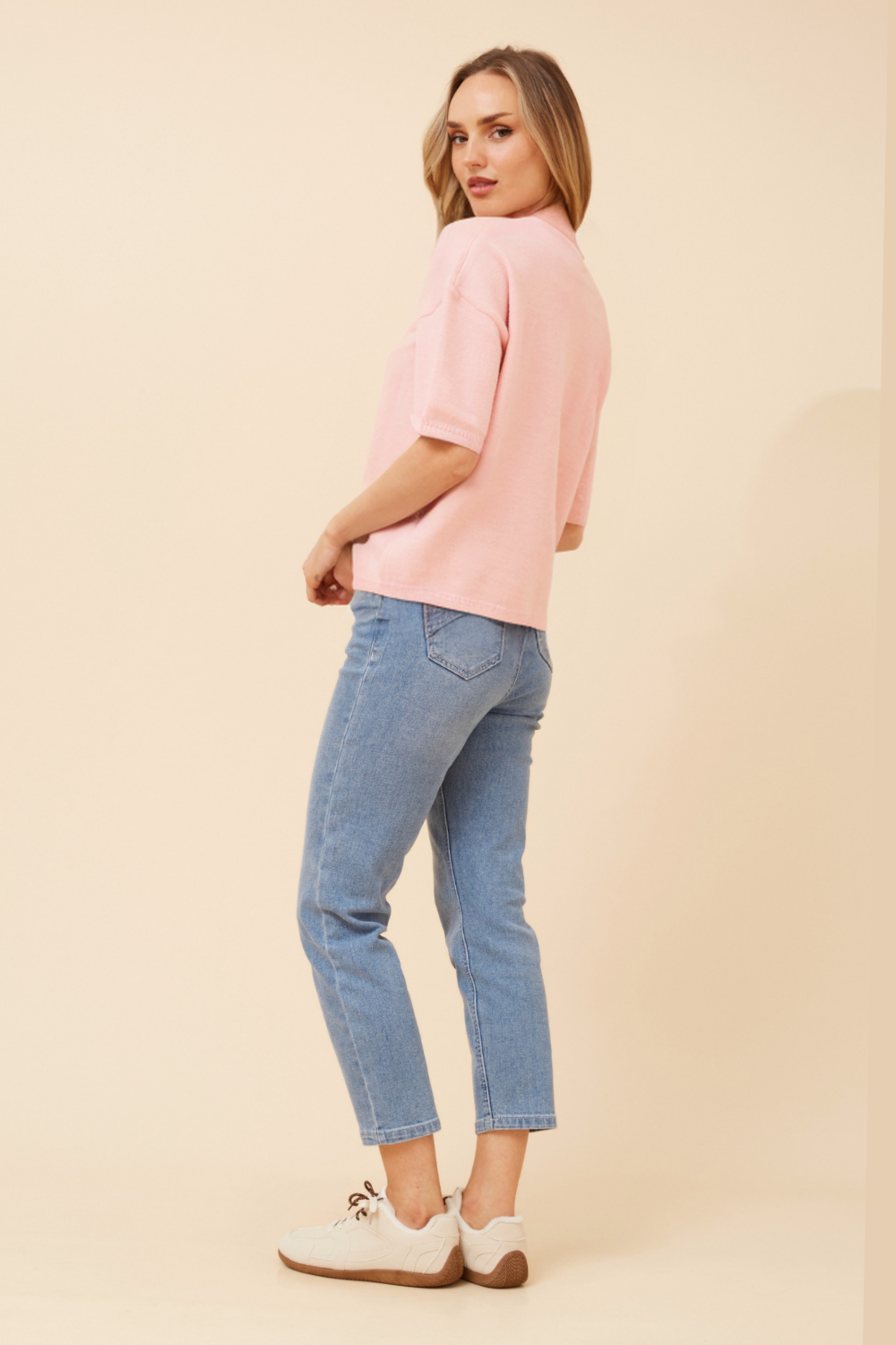GILBERT SOLID KNIT PULLOVER