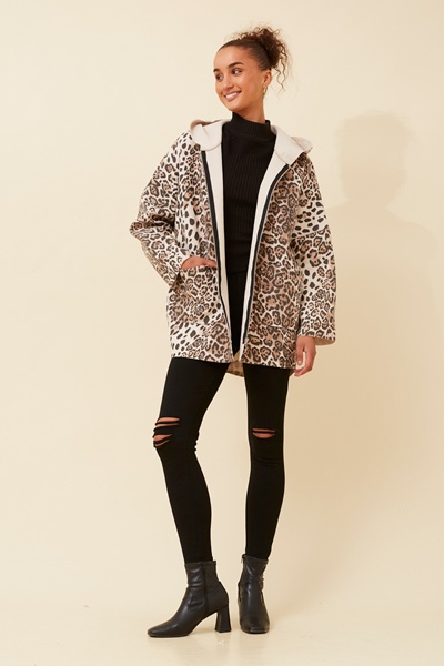 GINEVRA ANIMAL PRINT JACKET