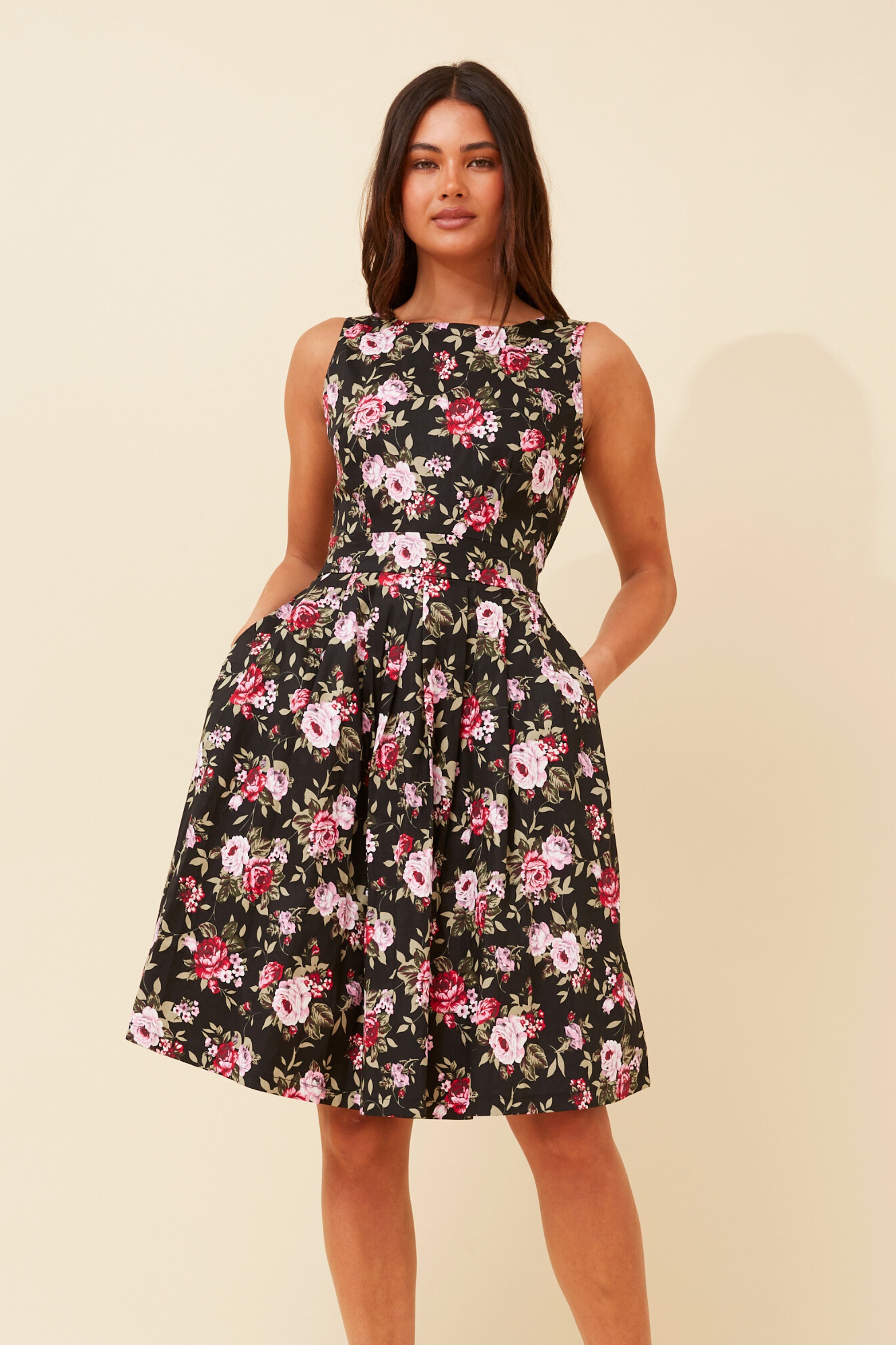 GINGER FLORAL SHORT DRESS