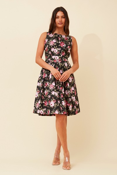 GINGER FLORAL SHORT DRESS