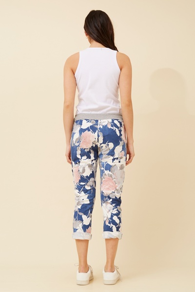 GINNA FLORAL JOGGER PANTS