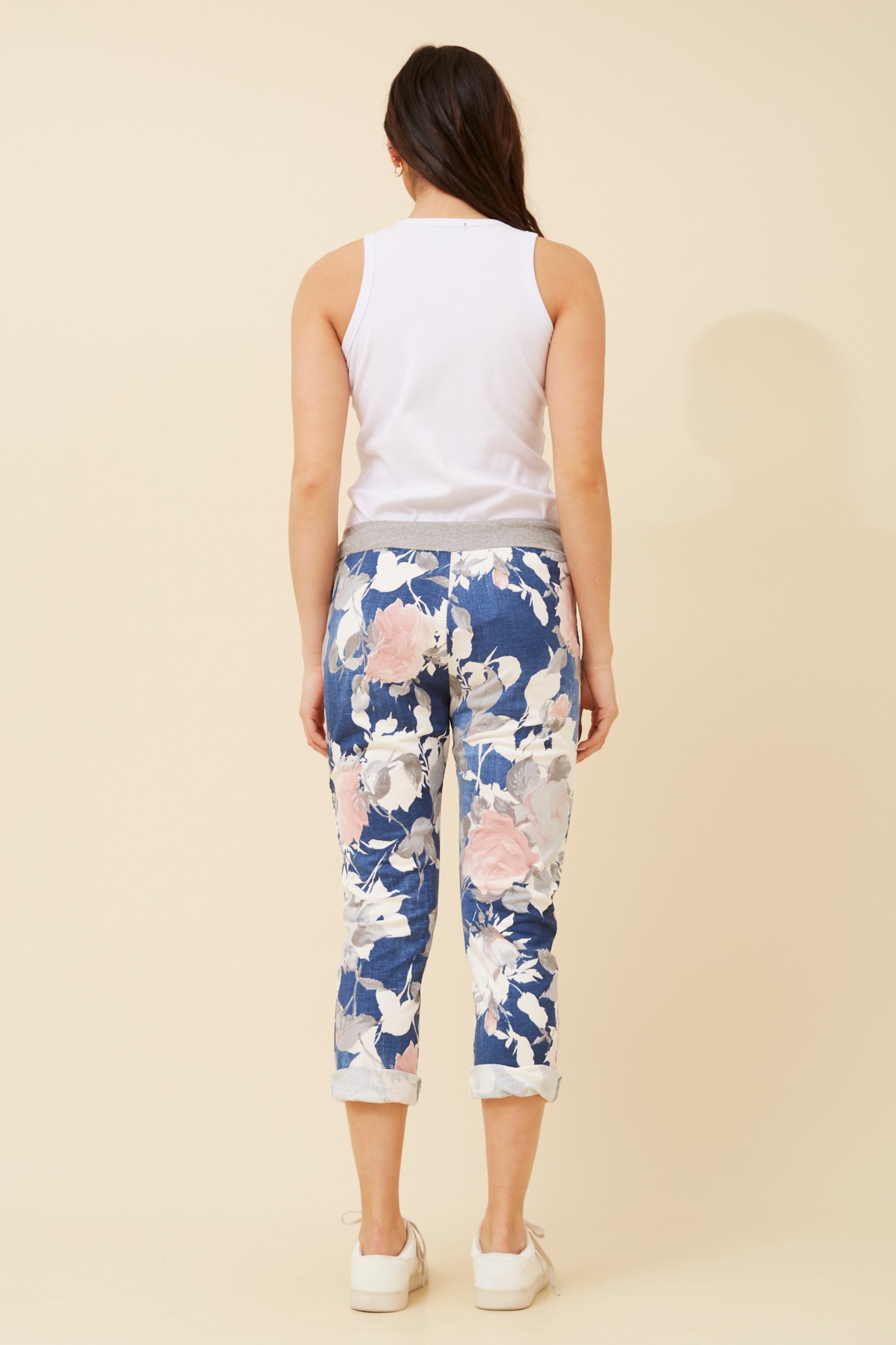 GINNA FLORAL JOGGER PANTS