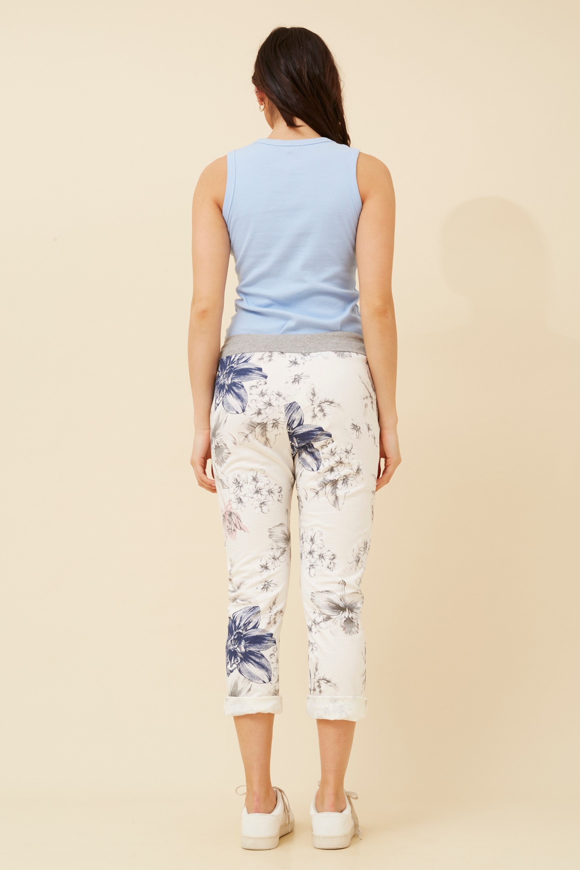GINNA FLORAL JOGGER PANTS