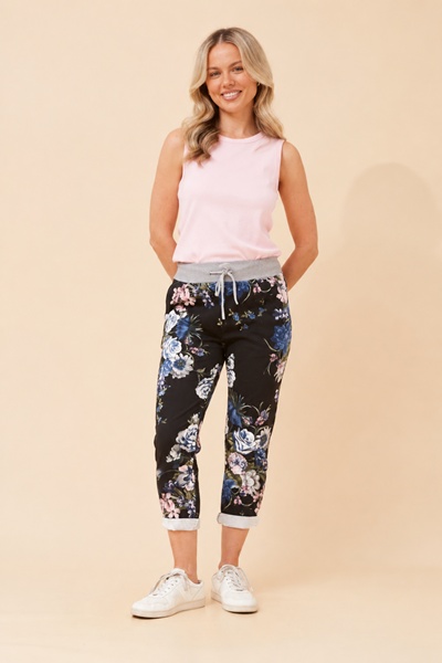 GINNA FLORAL JOGGER PANTS