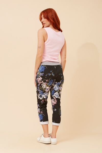 GINNA FLORAL JOGGER PANTS