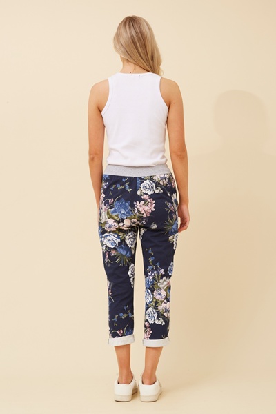 GINNA FLORAL JOGGER PANTS