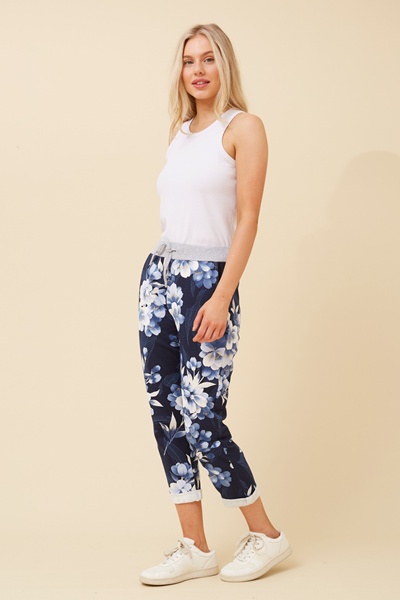 GINNA FLORAL JOGGER PANTS