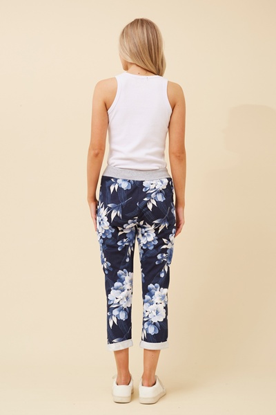 GINNA FLORAL JOGGER PANTS