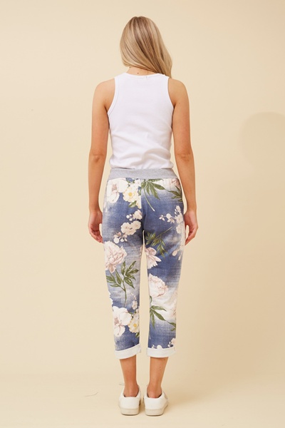 GINNA FLORAL JOGGER PANTS