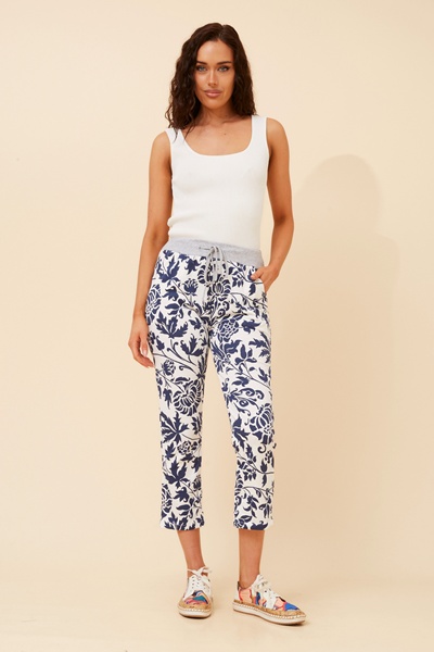 GINNA FLORAL JOGGER PANTS