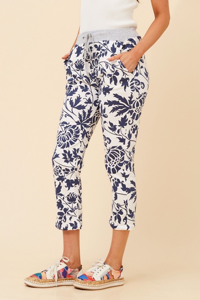 GINNA FLORAL JOGGER PANTS