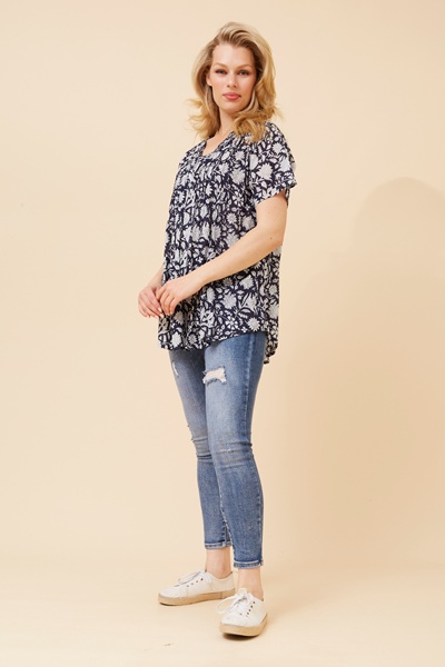 GIORGIANA FLORAL TOP