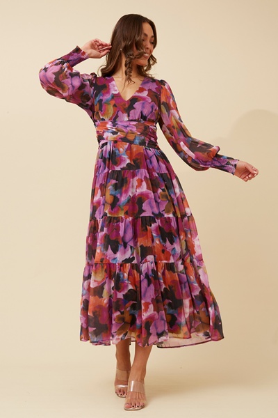 GIZETTE FLORAL MAXI DRESS