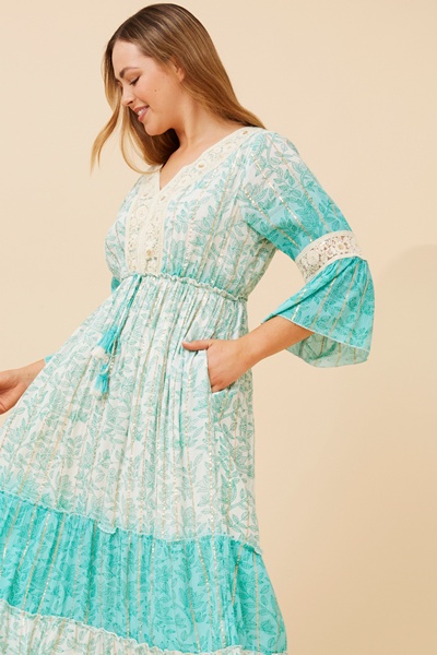 GLENORA BOHO MAXI DRESS