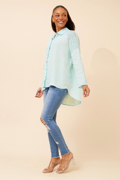 GLORIETTA LINEN SHIRT