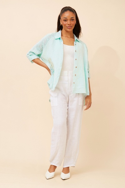 GLORIETTA LINEN SHIRT