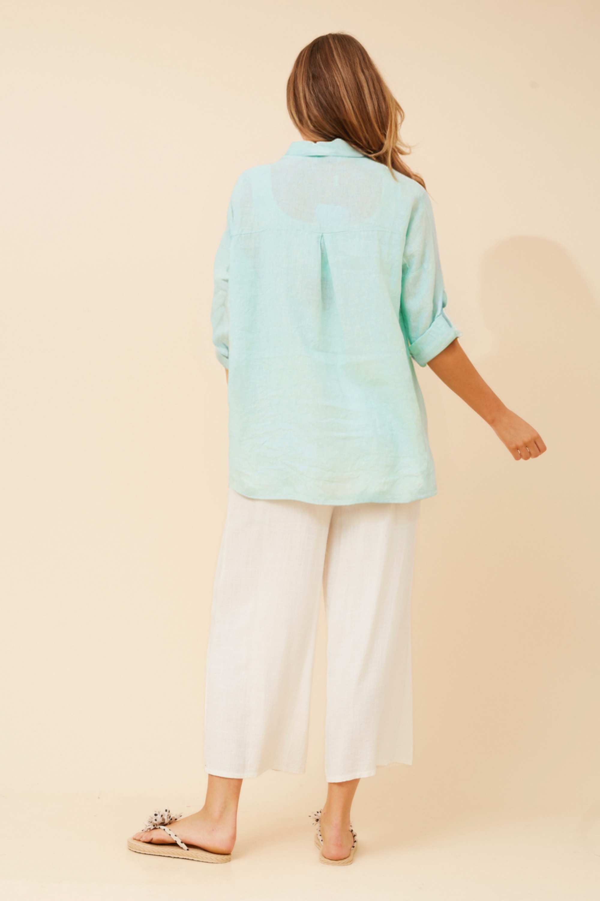 GLORIETTA LINEN SHIRT