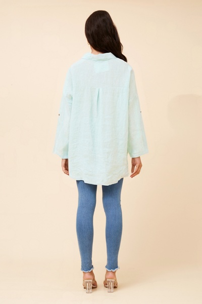 GLORIETTA LINEN SHIRT