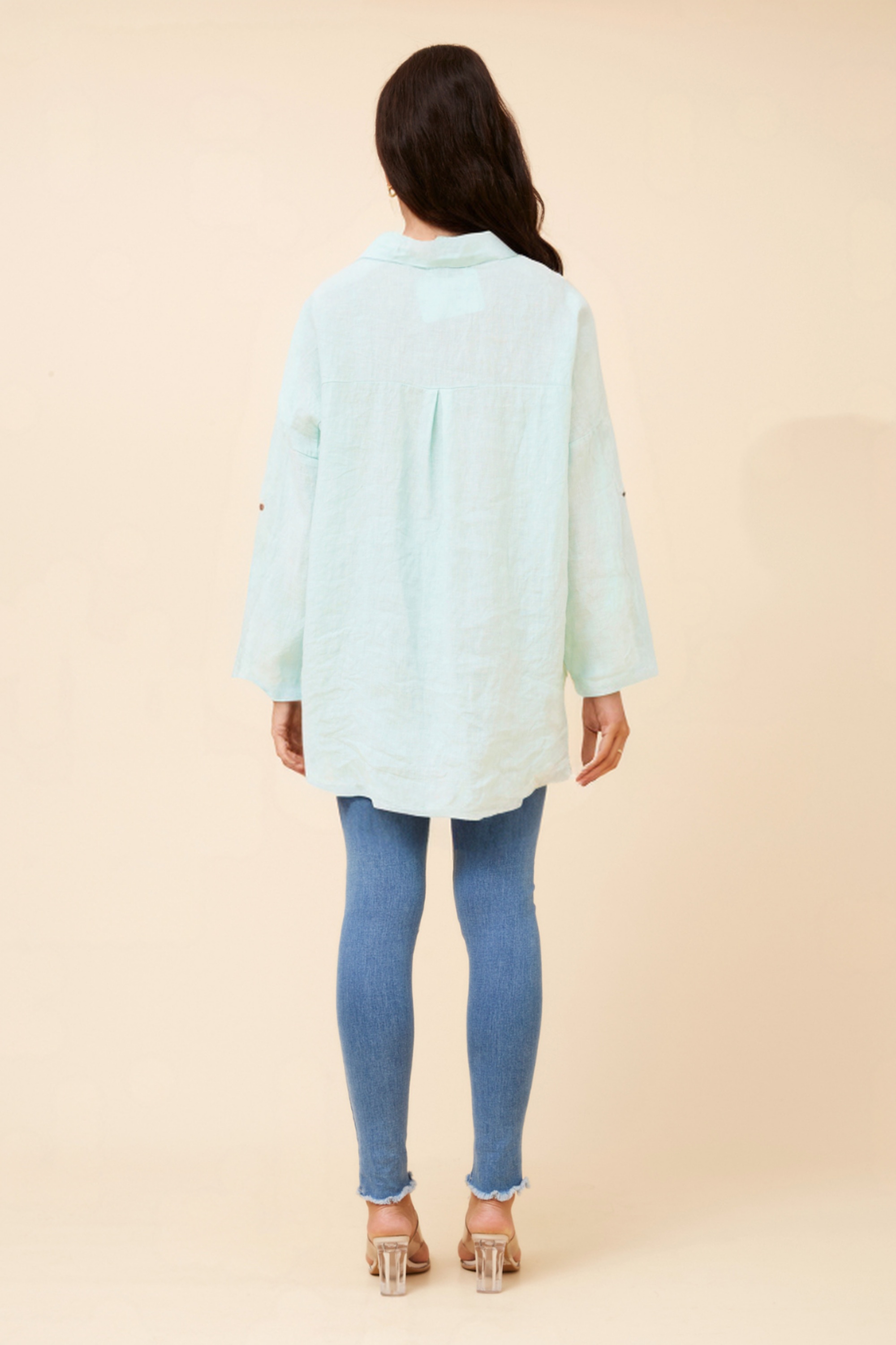 GLORIETTA LINEN SHIRT