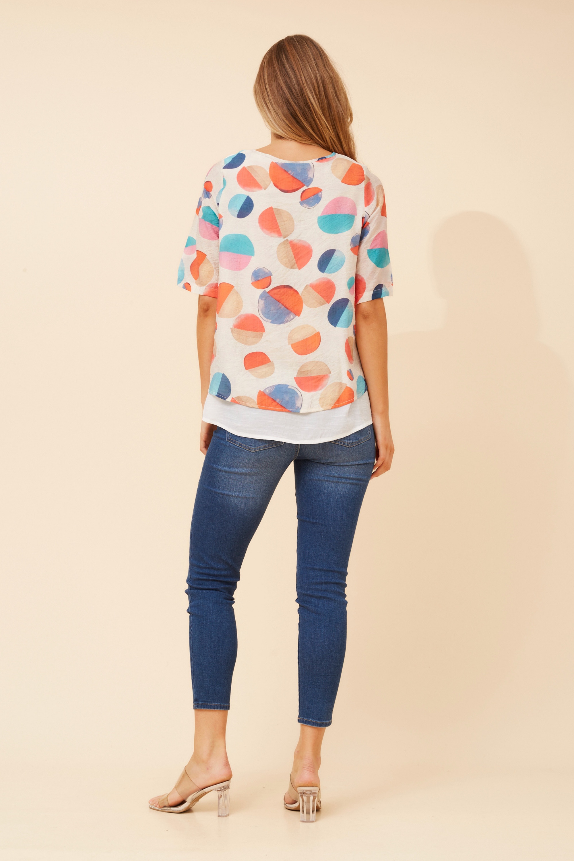 GLORY POLKA DOT PRINT TOP