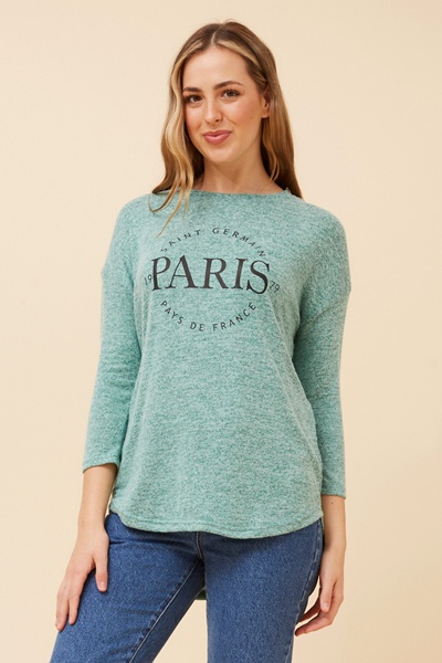 GOLDIE GRAPHIC PRINT TOP