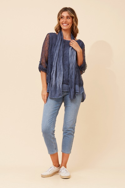 GRAZIELLA DOUBLE LAYERED TOP