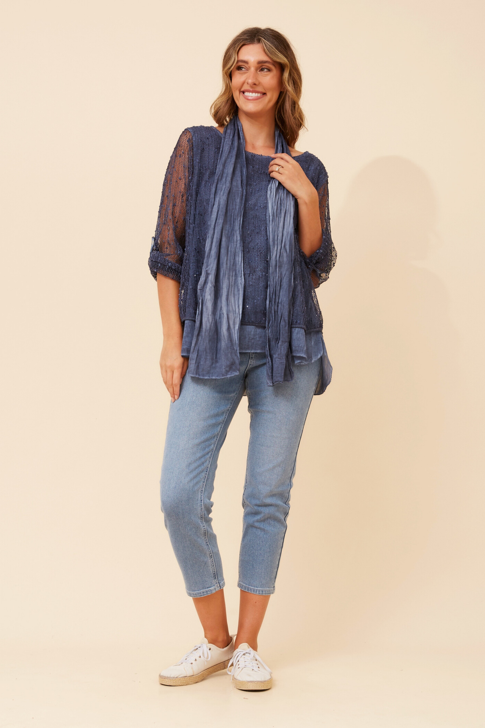 GRAZIELLA DOUBLE LAYERED TOP
