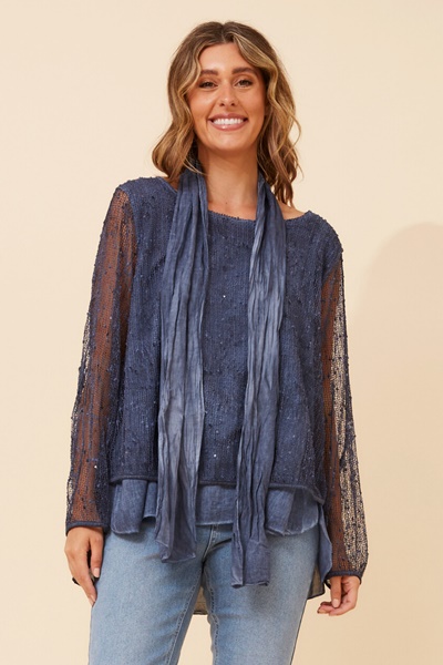 GRAZIELLA DOUBLE LAYERED TOP