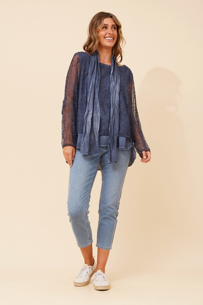 GRAZIELLA DOUBLE LAYERED TOP