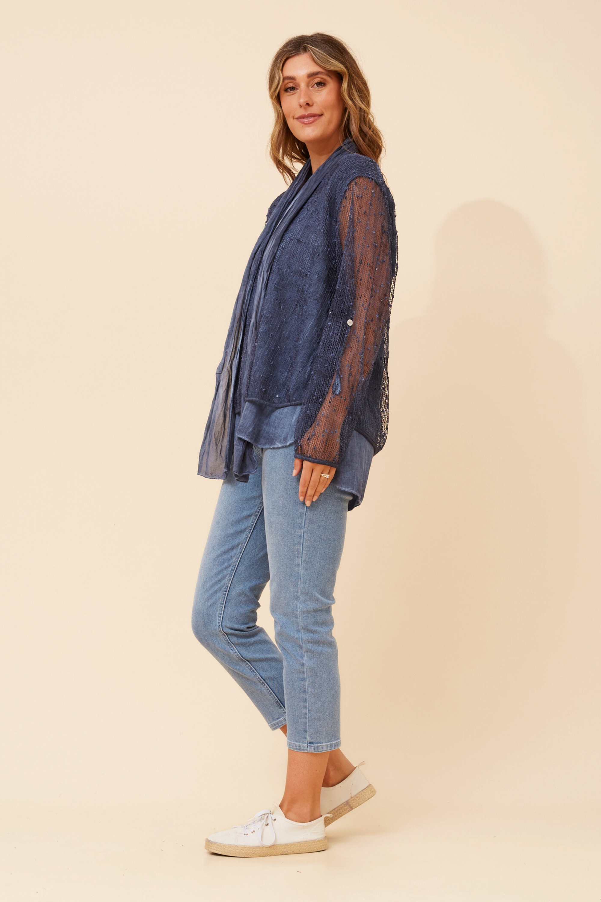 GRAZIELLA DOUBLE LAYERED TOP