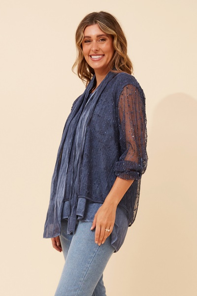 GRAZIELLA DOUBLE LAYERED TOP