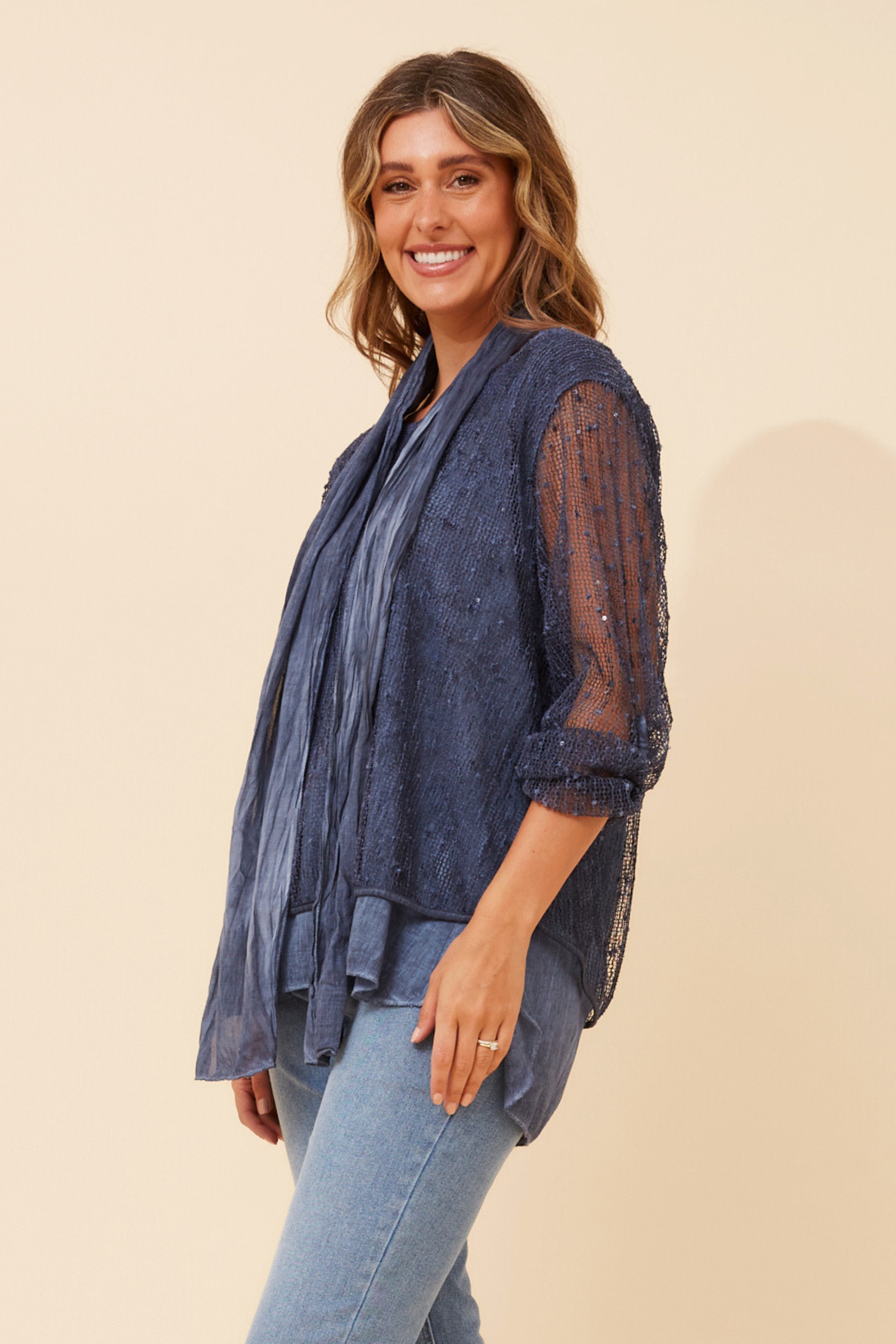 GRAZIELLA DOUBLE LAYERED TOP