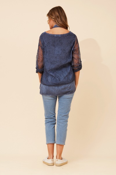 GRAZIELLA DOUBLE LAYERED TOP
