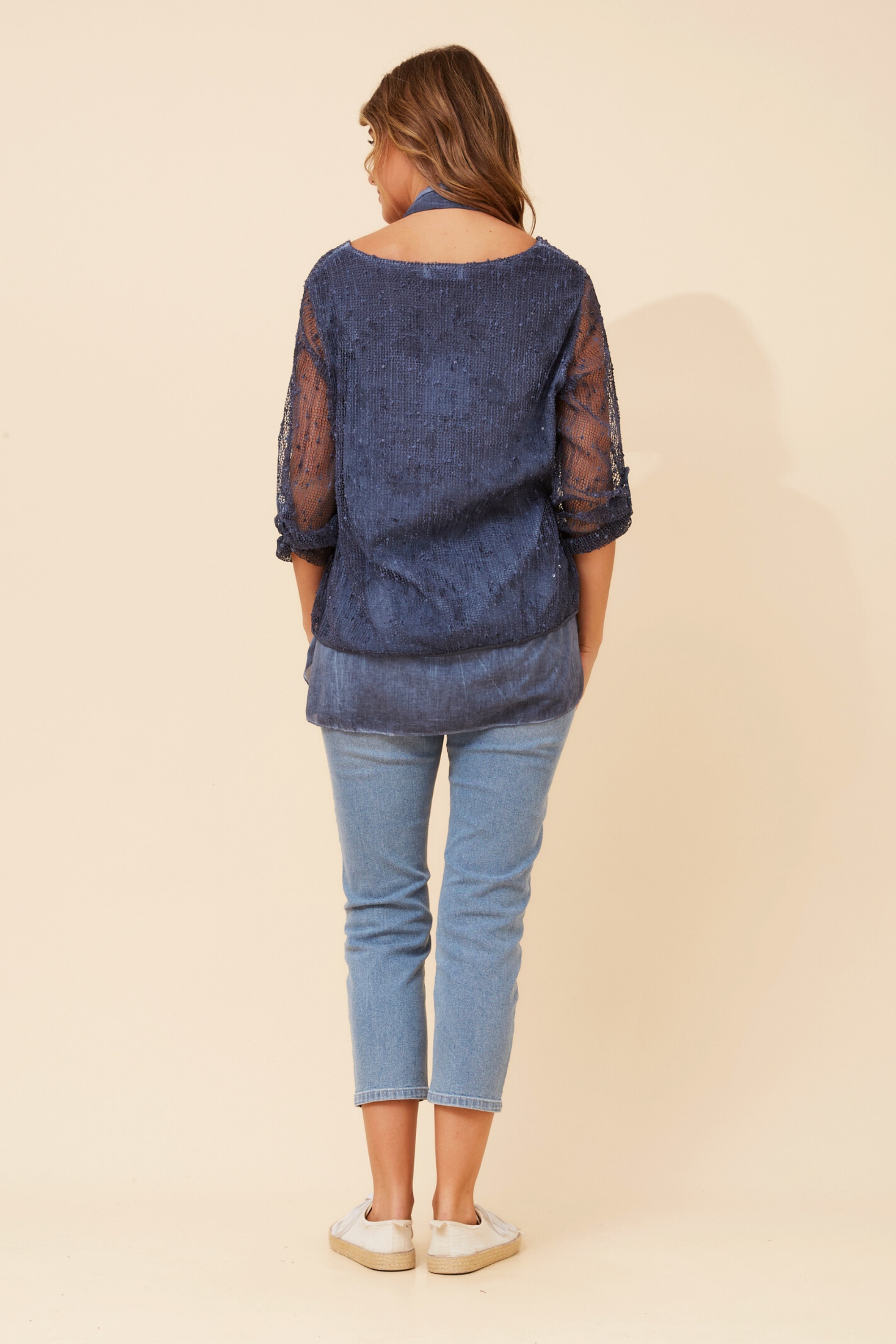 GRAZIELLA DOUBLE LAYERED TOP